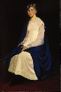 George Luks Portrait of a Young Girl (Antoinette Kraushaar) Spain oil painting artist